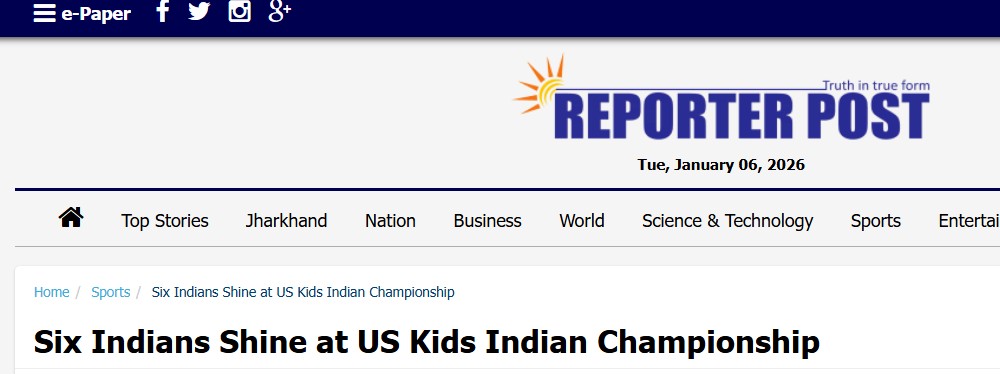 Golfer Shiksha Jain teeing off at US Kids Golf Indian Championship, Manesar (Reporter Post)